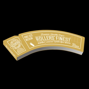 Rollers\' Finest Filtertips, KS Medium Gold, booklet